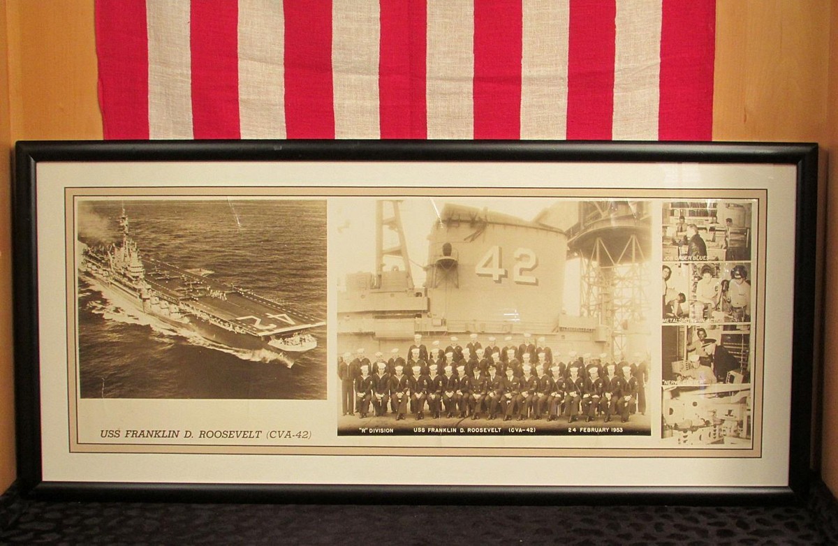 Vintage 1953 USS Franklin D.Roosevelt CVA-42 Military Photograph