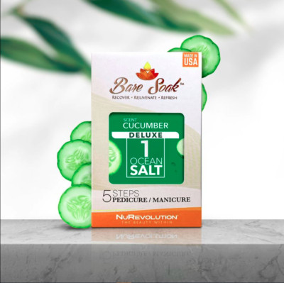 NuRevolution Bare Soak 5in1 - CUCUMBER - 1 KIT (5 packs)
