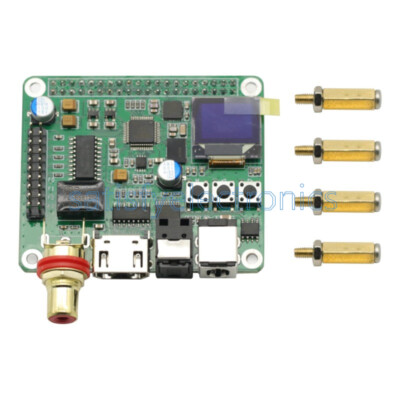Digital Audio Decoding HIFI DAC Digital Coaxial Fiber I2S 3B 4B For Raspberry PI