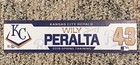 MLB Authenticated - Wily Peralta KC Royals 2019 Spring Training Locker Tag — photo 4