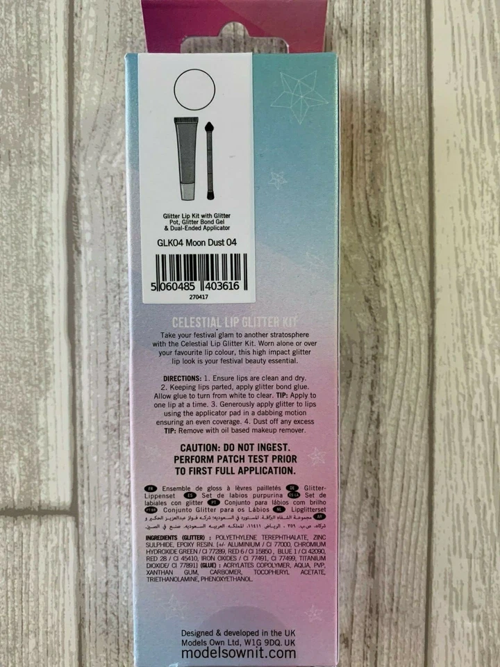Models Own Celestial Lip Glitter Kit NEW 04 Moon Dust Free Shipping - Image 2 of 2