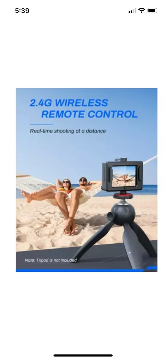 Crosstour CT9000 Sports Action Camera 4K 16MP WiFi 40M with Remote