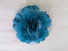 Joan Rivers Large Silk Fabric Rose Flower Brooch Pin - your choice of color