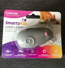 SMARTYKAT LOCO LASER ELECTRONIC LIGHT CAT TOY INTERACTIVE PET TRAINER-FREE SHIP