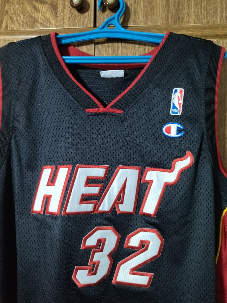 ウェア NBA MIAMI HEAT #32 O'NEAL Miami Heat Champion NBA Jersey #32 Shaquille O'Neal