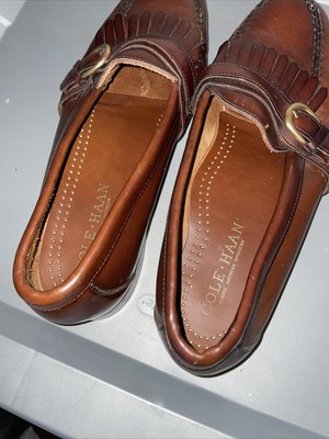 Cole Haan Monk Strap Buckle Leather Men Shoes Brown Sz 10.5  display picture 1