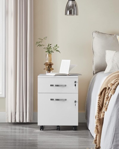 2-Drawer Vertical Filing Cabinet with Lock and Locks Lockable File Cabinet - Picture 15 of 36