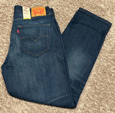 LEVI'S 514 REGULAR STRAIGHT FIT JEANS BLUE WSTRETCH 34X30 NWT RT 69.5 1302 U15