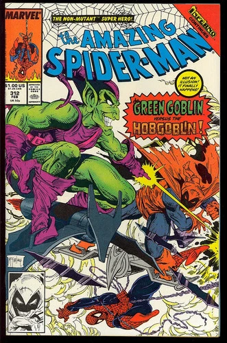 Amazing Spider-Man #312 High Grade Todd McFarlane Art Marvel Comic 1989 VF-