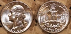 1955 P Washington Silver Quarter GEM BU LUSTER! RB520