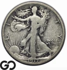 1917-S Walking Liberty Half Dollar, Reverse MM, Tougher Date