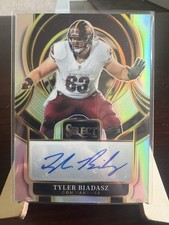 2025 Panini Select Tyler Biadasz Silver Auto