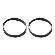 1 Pair High Heels Shoe Straps Detachable Elastic Heel Strap Matte Black