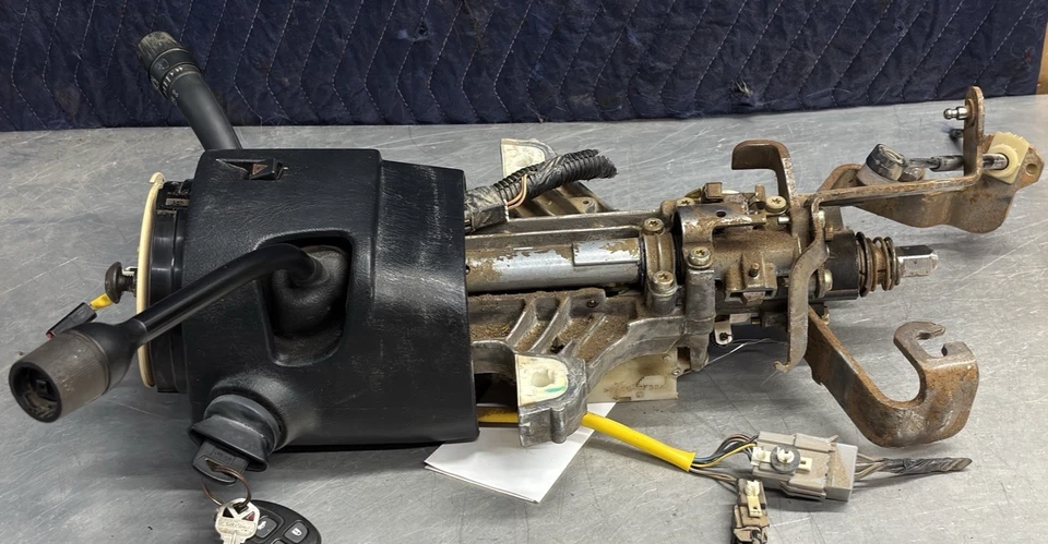 2002-2007 Ford F250 F350 Super Duty A/T Tilt Steering Column Assembly W/Key - Image 3 of 4