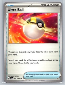 Ultra Ball 091/091 Paldean Fates Uncommon