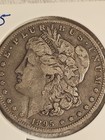 1895-O Morgan Silver Dollar Better Date New Orleans 90% Silver F12 Raw US Coin — photo 2