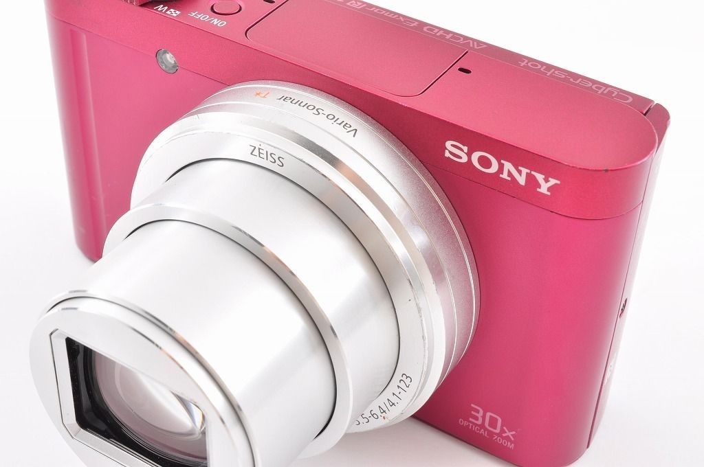 SONY Cyber-Shot DSC-WX500 Camera 18.2MP Red W/ Battery Charger