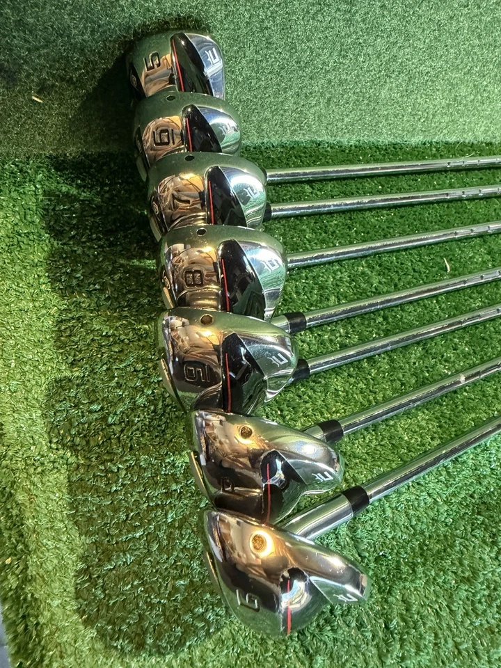NICE LH!! Cobra T-Rail 2023 5-G Hybrid Iron Set~KBS Stiff Flex Steel~GP Grips - Image 2 of 4