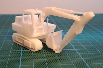 Hymac 580C Bagger Spur 00 von CMAC Modelleisenbahn