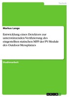 Markus Lange | Entwicklung Eines Detektors Zur UnterstüTzenden Verifizierung...