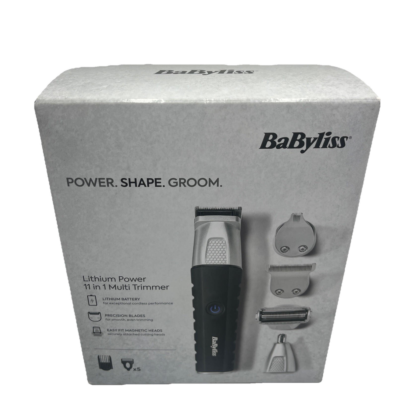 BaByliss Lithium Power 11 in 1 Multi-Trimmer, Cordless Grooming Kit MT812U