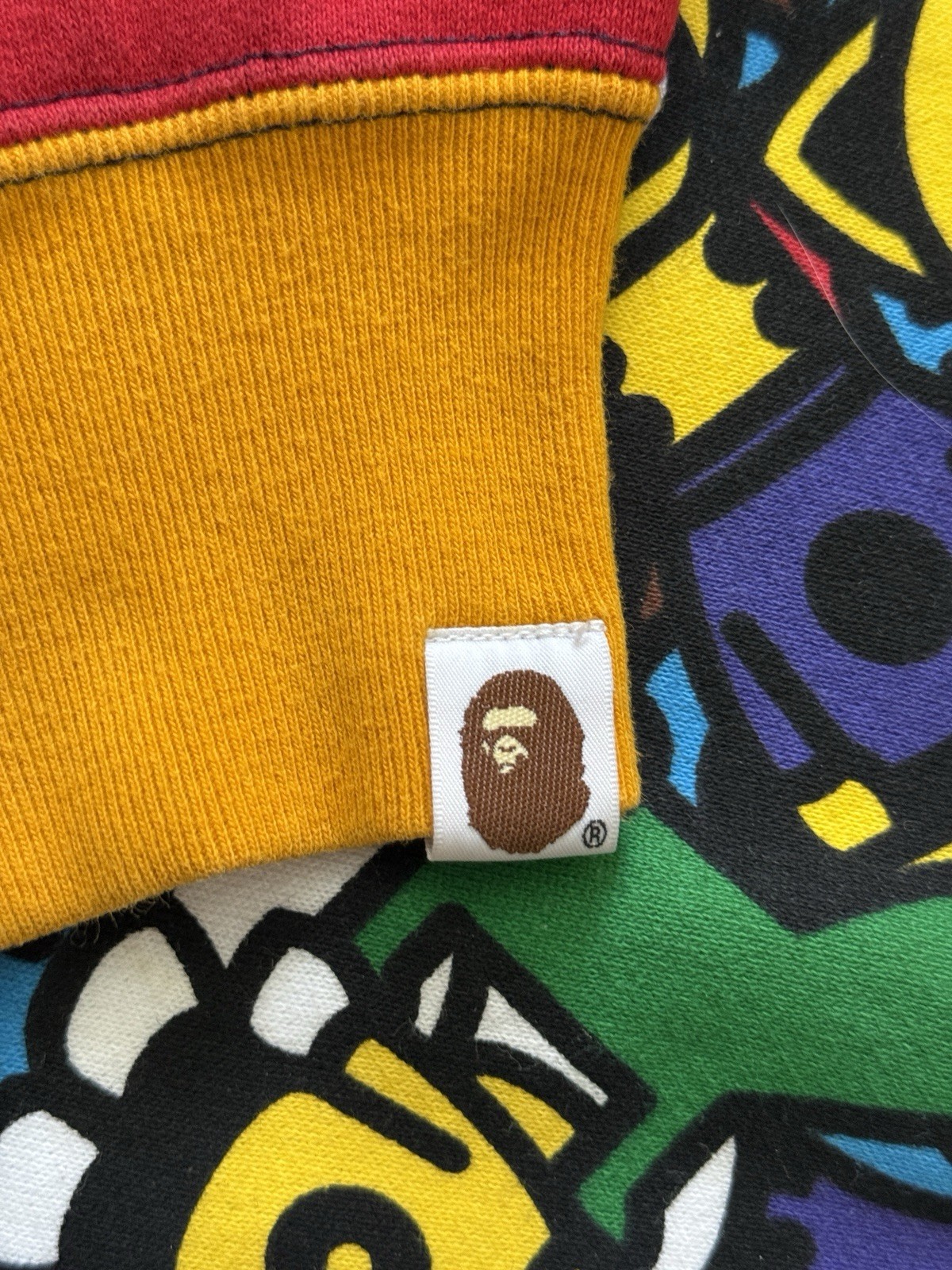 A Bathing Ape Multi Camo Patchwork Shark Hoodie - image 7