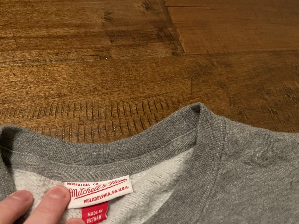 Sudadera St Louis Blues NHL Hockey Mitchell & Ness Vintage Cuello Redondo - Para Hombre XL Foto 4 de 4