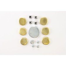 Pioneer Engine Expansion Plug Kit PE-108-BR; Brass for Ford 289/302/351W SBF