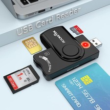 Lettore Smart Card Firma Digitale 4 in 1 USB Lettore di SD per