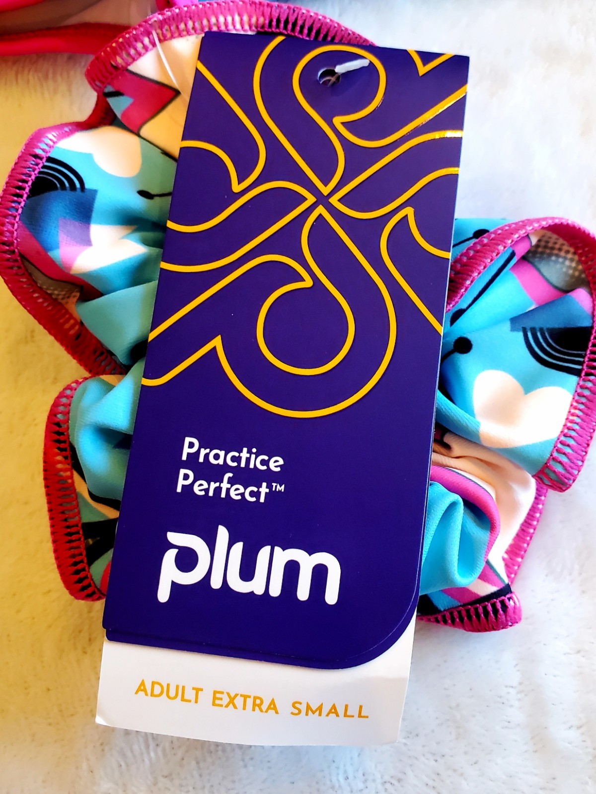 Plum Gymnastics Leotard Adult Extra Small AXS Competition Dance Ballet NWT