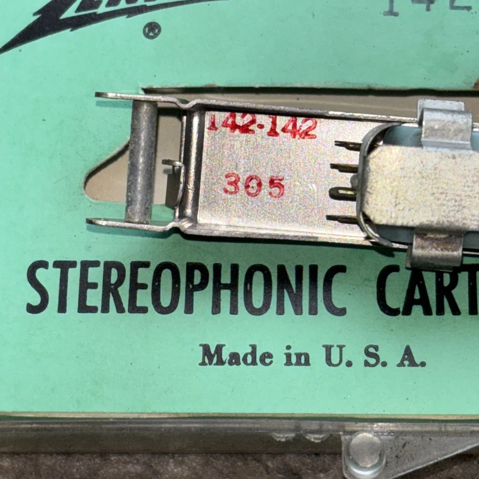 Zenith Turntable Stereophonic Cartridge for 142-142 NOS USA Record Player - Image 4 of 4