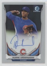 2014 Bowman Chrome Prospect Auto Duane Underwood #BCAP-DU Auto 6u5