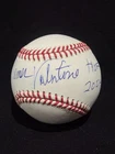 GREG THE HAMMER VALENTINE "HOF 2004" WWE SIGNED MLB BASEBALL BECKETT BAS BL75457