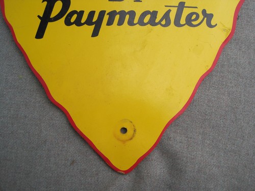 VTG KIOWA by PAYMASTER INDIAN ARROWHEAD PARTICLE BOARD SIGN 1960s SORGHUM SEED? - Picture 4 of 7