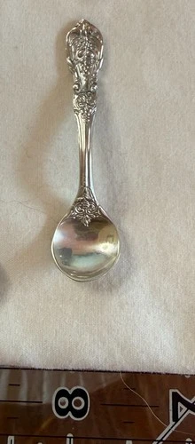 #8 Antique Sterling Silver Francis the 1st pattern, Salt Spoon  2.5"