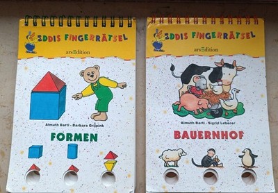 2x Eddis Fingerrätsel: Formen und Bauernhof  von Almuth Bartl, arsEdition