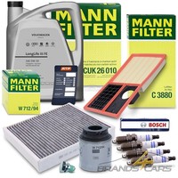 Mann-Filter Inspektionspaket FÜR Seat Ibiza Skoda Fabia Rapid VW Polo 6R 1.6