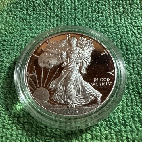 2015 Walking Liberty American Eagle Silver Dollar Coin 1oz BU West-point mint