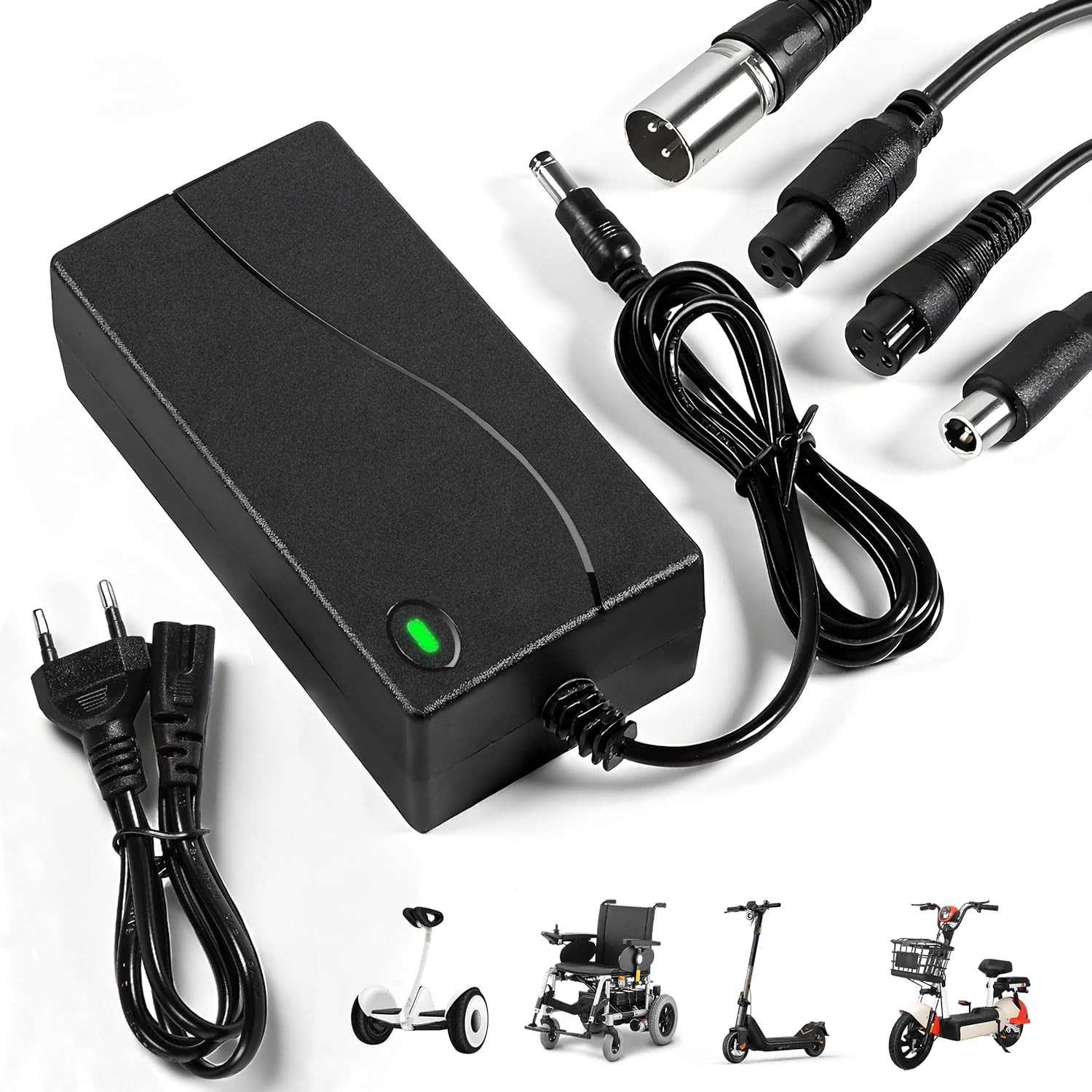 Caricabatterie Universale 42V 2A per Monopattini Elettrici