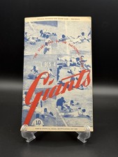 Vtg 1954 NY GIANTS vs PIRATES Game Program Scorecard WILLIE MAYS MVP Season!