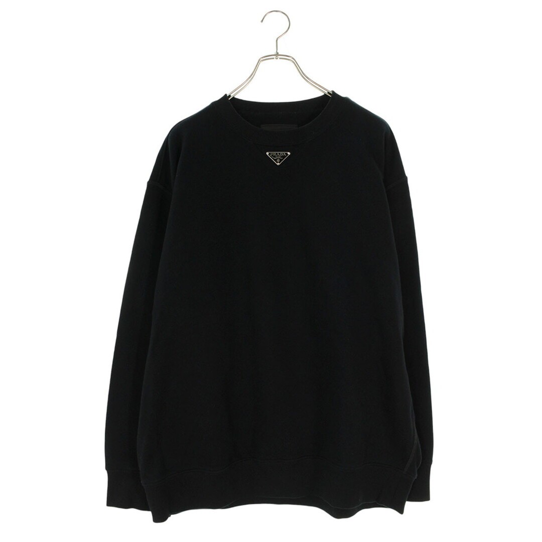 PRADA UJL26A S232 11LN Triangle Logo Plate Crew Neck Sweatshirt Men's L Used 24d thumbnail 2