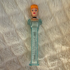 Disney Parks Exclusive Cinderella Princess PEZ Candy Dispenser Blue Stem