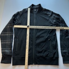 Lululemon Jacket Men's Large Black Full Zip Performance Stretch Midweight