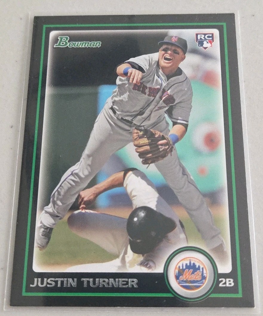 JUSTIN TURNER - 2010 BOWMAN #BDP105 ROOKIE RC CARD - Dodgers