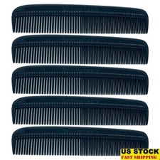Sensitive Skin Pocket Comb Anti-Static Detangling Beard Mustache Grooming 5 Pack