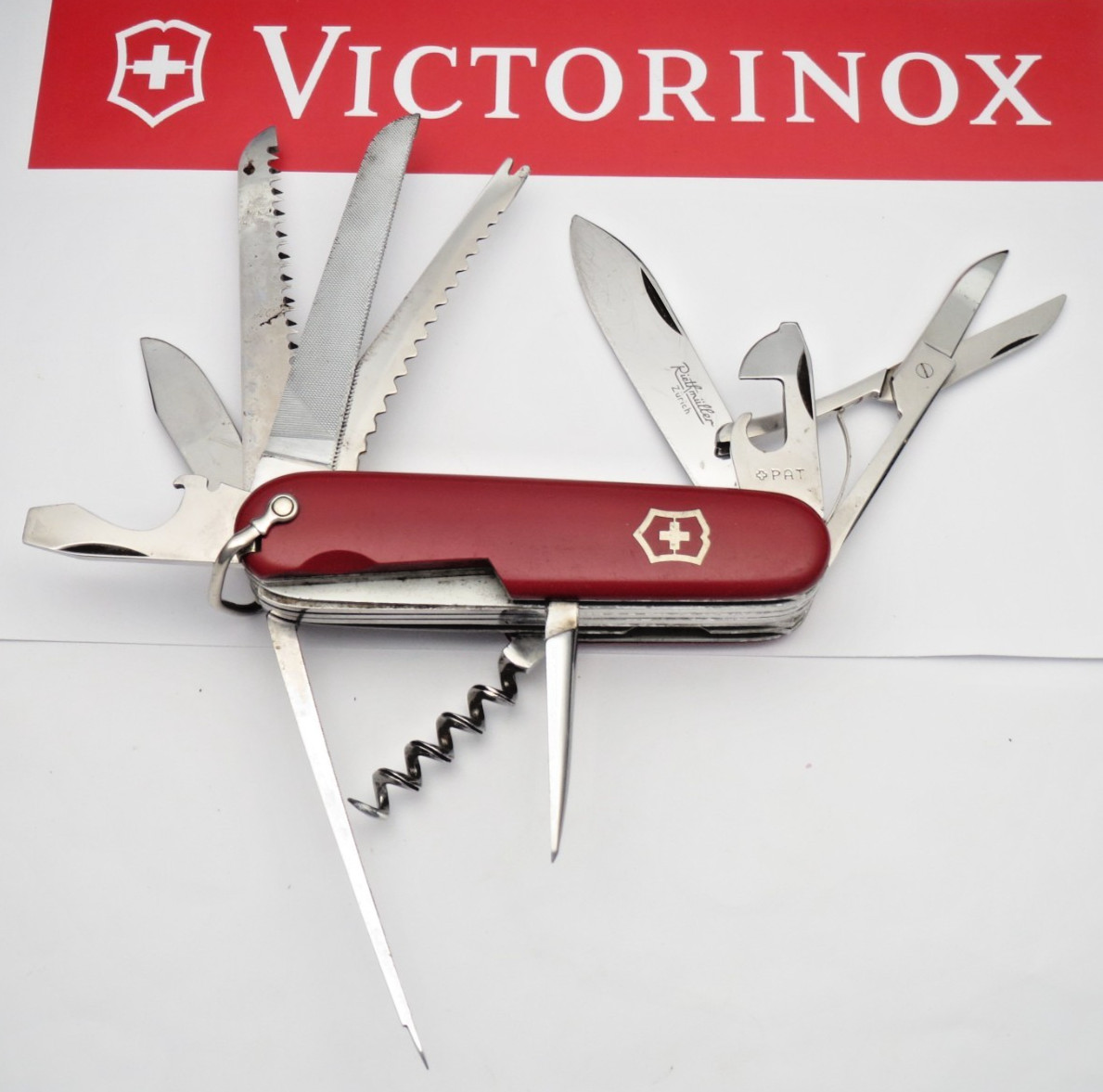 Vintage 1950's - 1960's Era Victorinox Swiss Army 91mm Champion A - Scarce Older
