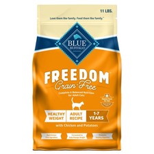 Blue Buffalo Freedom Grain-Free Adult Weight Control Dry Cat Food, Chicken, 12lb 6.10 per pound