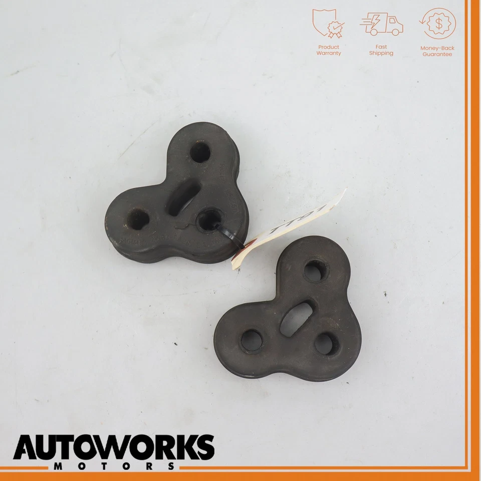 04-07 捷豹 XJ8 XJR VDP X350 排气消声器 悬挂式橡胶底座 2 件套 原始设备制造商 — 第 3/4 张图片