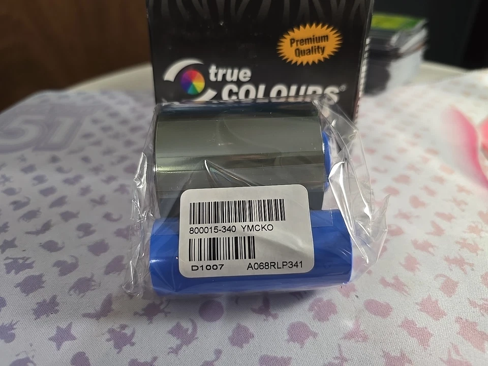 Zebra YMCKOK-350 800015-340 Card Printer Ribbon - Image 2 of 4