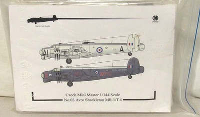 Czech Mini Master No. 03 Avro Shackleton MR.1/T.4 1/144 NIB 'Forest Creek Gems'